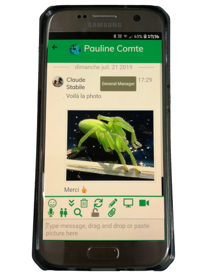 Capture ecran smartphone